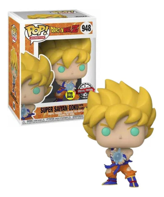 Super Saiyan Goku With Kamehameha/Glows in the Dark de Funko Pop! Animation