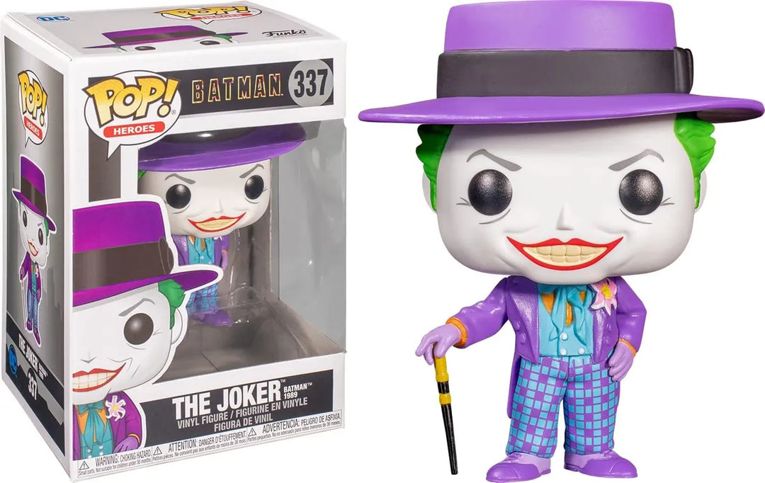 Funko Pop! Batman Metallic 1989 Joker Exclusive Vinyl Figure 337