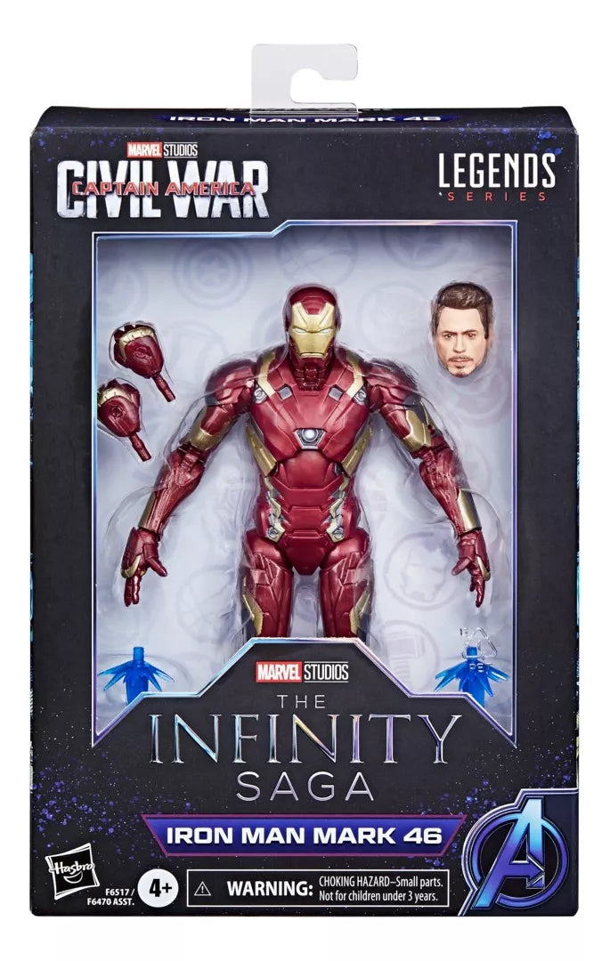 Figura Marvel Legends Series Iron Man Mark 46