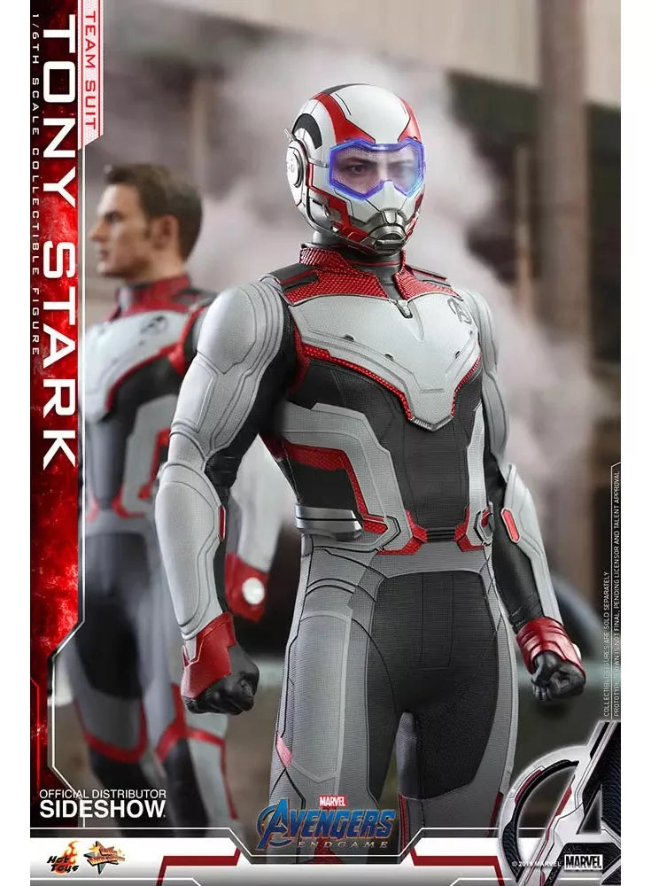 Figura Tony Stark Team Suit Avengers Endgame Hot Toys