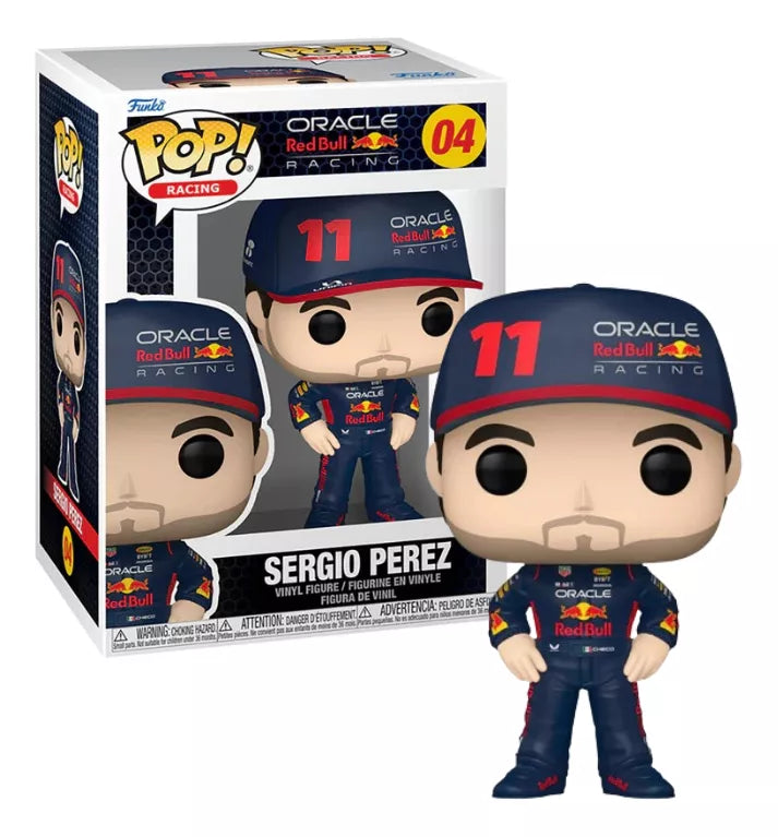 Funko Pop! Sergio Perez (checo) #4 Red Bull Racing F1