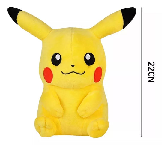 Peluche Pikachu Pokemon 22cm Excelente Calidad Pikachu