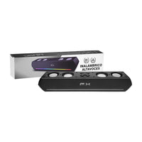 Mini Bluetooth Speaker / Rectangular Sound Bar with 4 Stereo Speakers, 1500mAh Battery and Metal Plate with RGB / FX Light / BS-FX1119